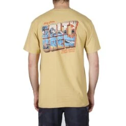 Salty Crew Greetings Short Sleeve Premium Tee -Diving Equipment Shop 20035532 caml 1 5