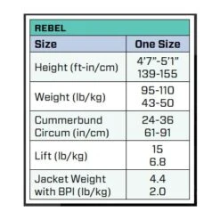 Scubapro Rebel BCD, Small Diver -Diving Equipment Shop 21.224.010 7