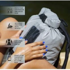 Geckobrands Hydroner 20L Waterproof Backpack -Diving Equipment Shop gwp 25538gy 3 3