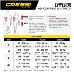 Cressi Emperor BCD -Diving Equipment Shop ic775002 8 4