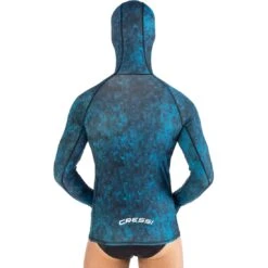 Cressi Blue Hunter Hooded Rashguard - EXCLUSIVE -Diving Equipment Shop usw100003 1 1