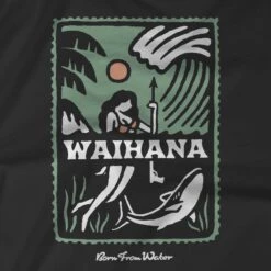 Waihana Mens Lagoon Diver T-Shirt -Diving Equipment Shop wai stmb 02 l 2 5